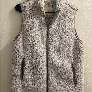 Thread & Supply Off-White Sherpa Vest